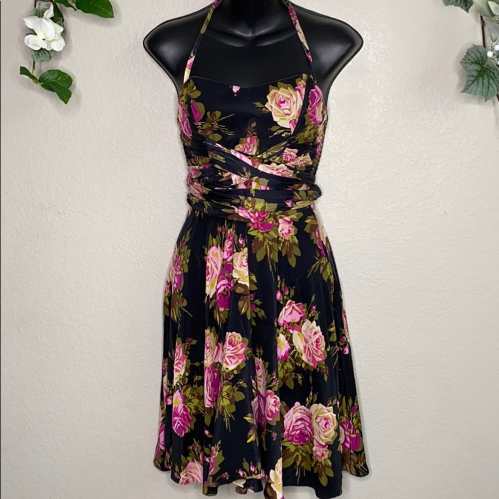 Betsey Johnson | silk floral dress